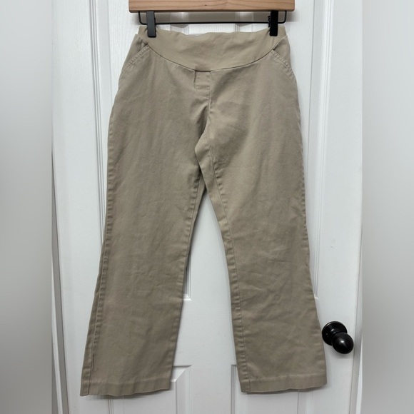 Motherhood Maternity Pants - Khaki Maternity Pants | Motherhood Maternity PM